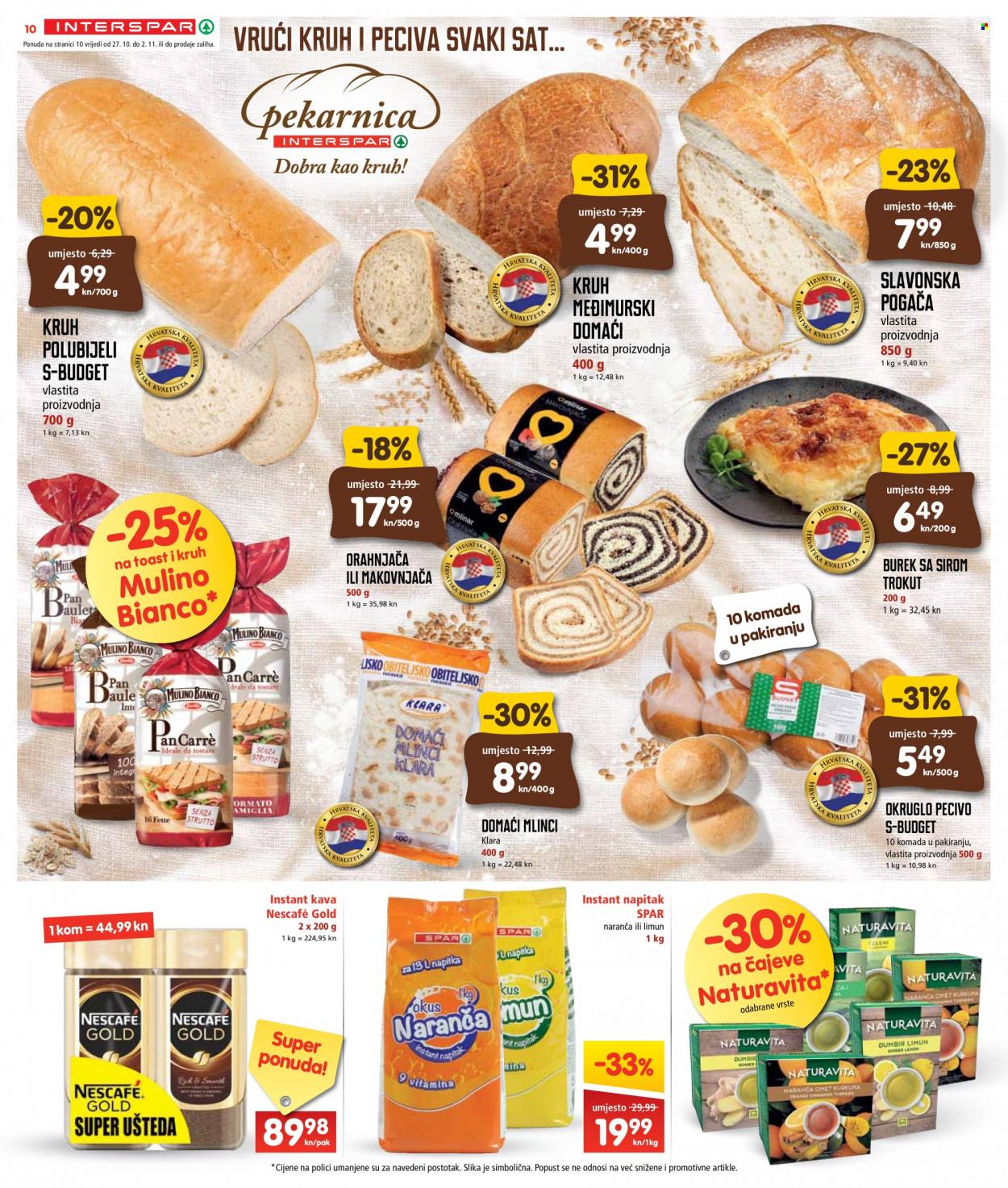 INTERSPAR katalog - 27.10.2021. - 02.11.2021. Stranica 10