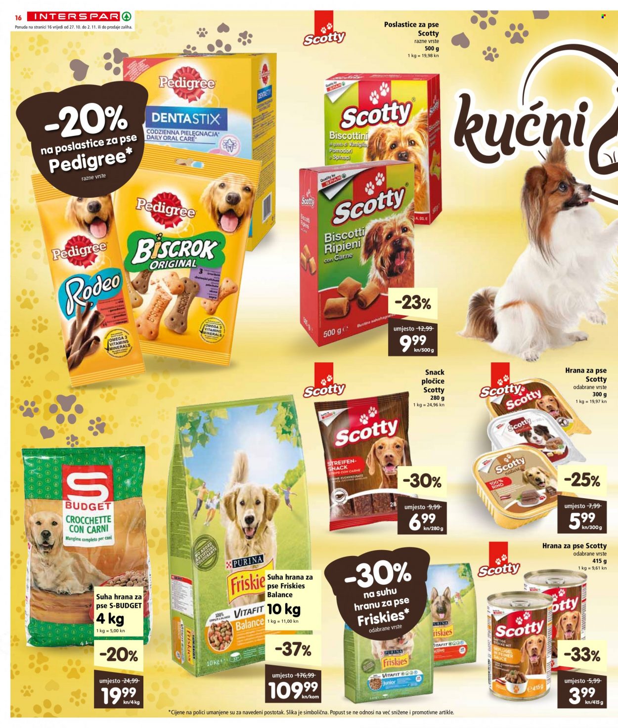 INTERSPAR katalog - 27.10.2021. - 02.11.2021. Stranica 16