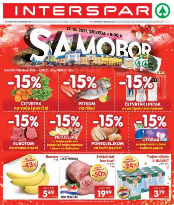 INTERSPAR katalog - 27.10.2021. - 02.11.2021.
