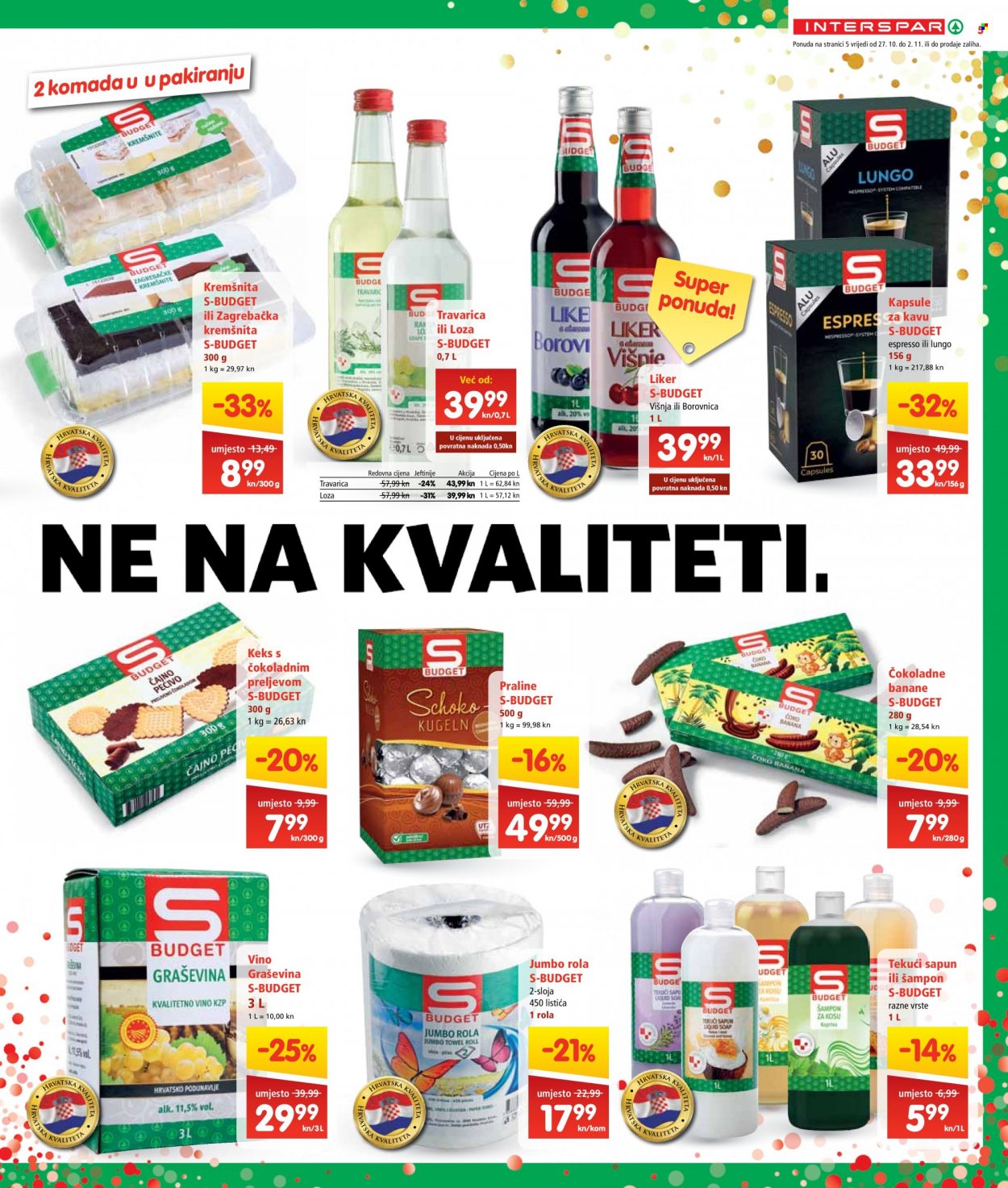 INTERSPAR katalog - 27.10.2021. - 02.11.2021. Stranica 5