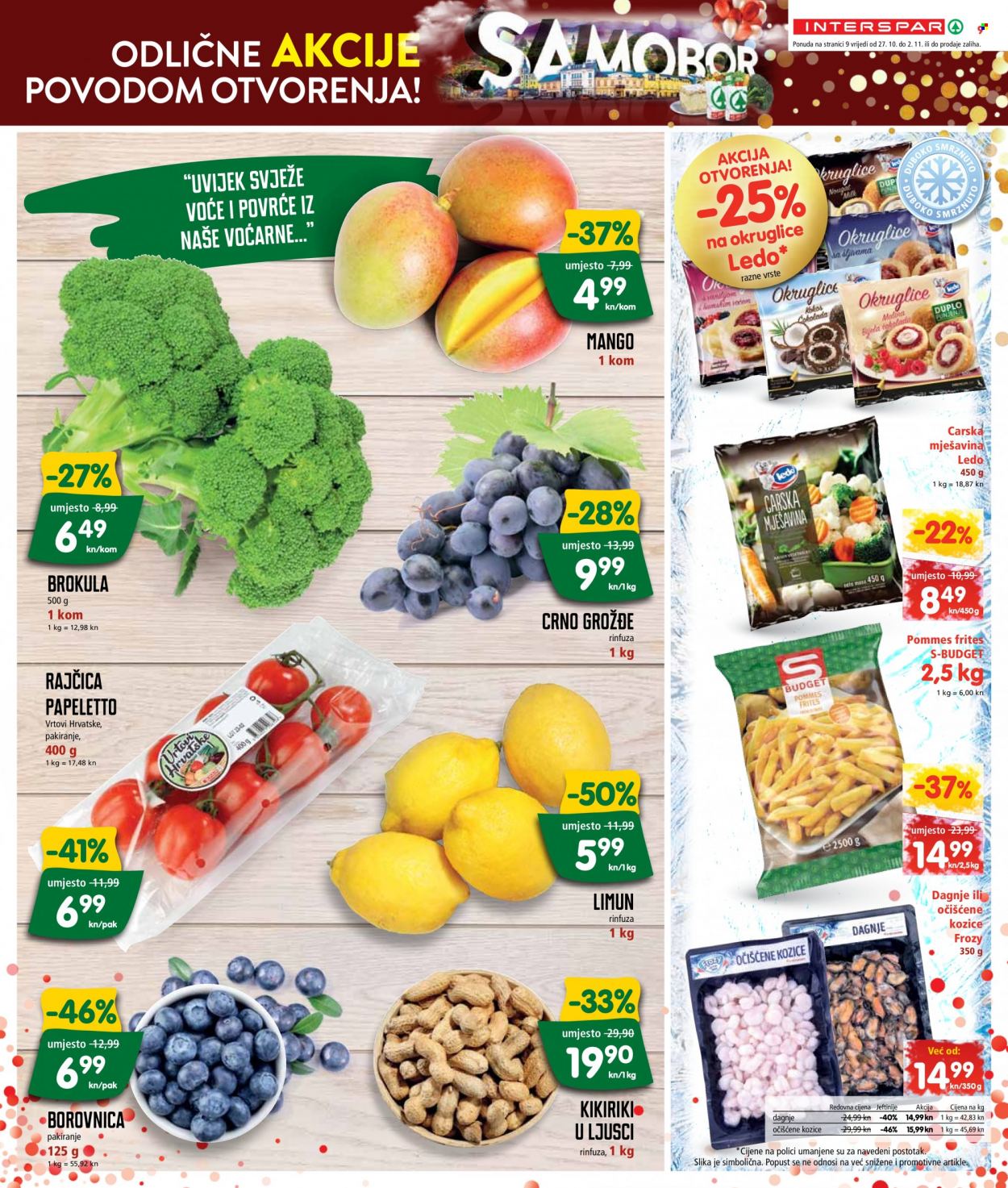 INTERSPAR katalog - 27.10.2021. - 02.11.2021. Stranica 9