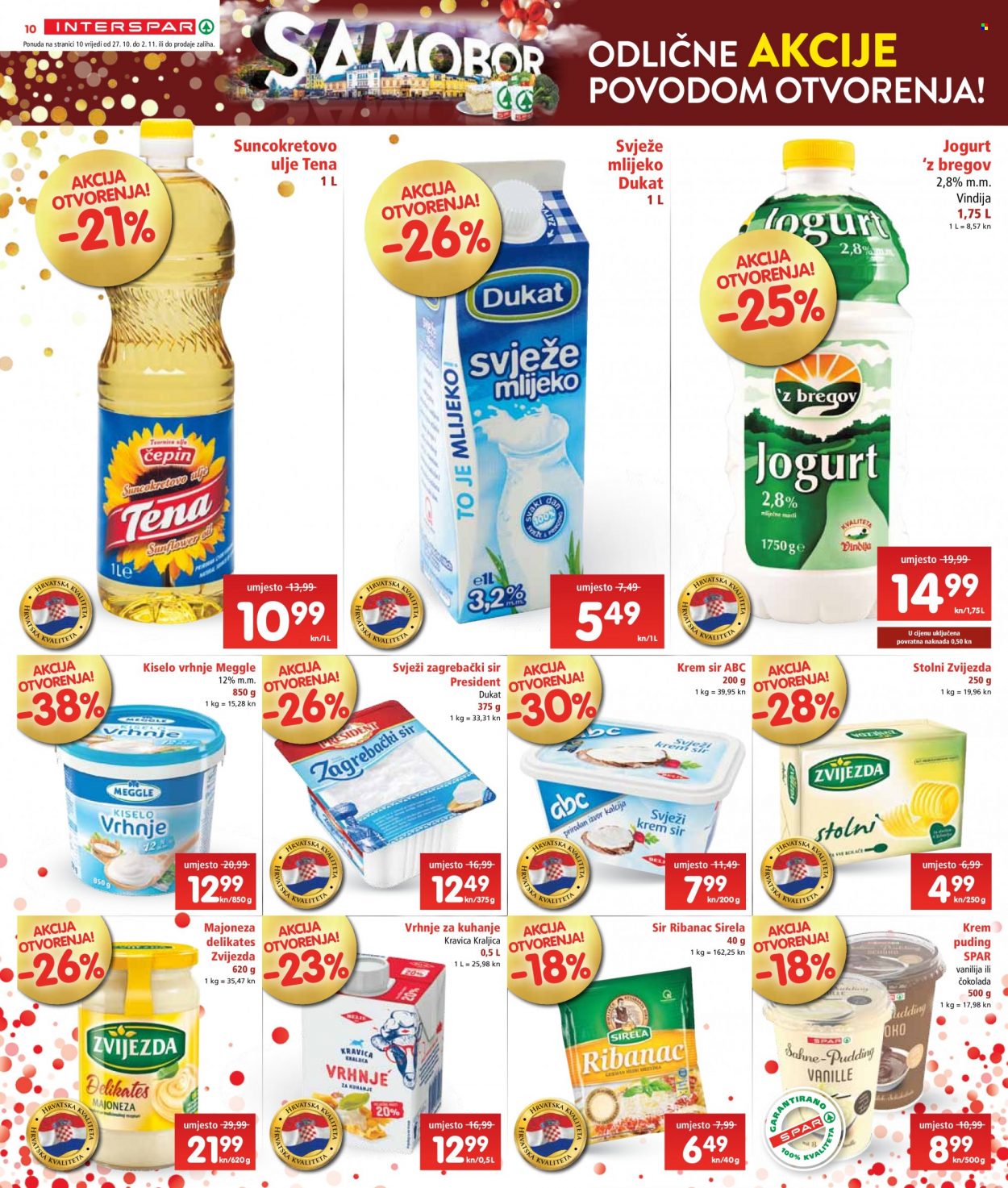 INTERSPAR katalog - 27.10.2021. - 02.11.2021. Stranica 10