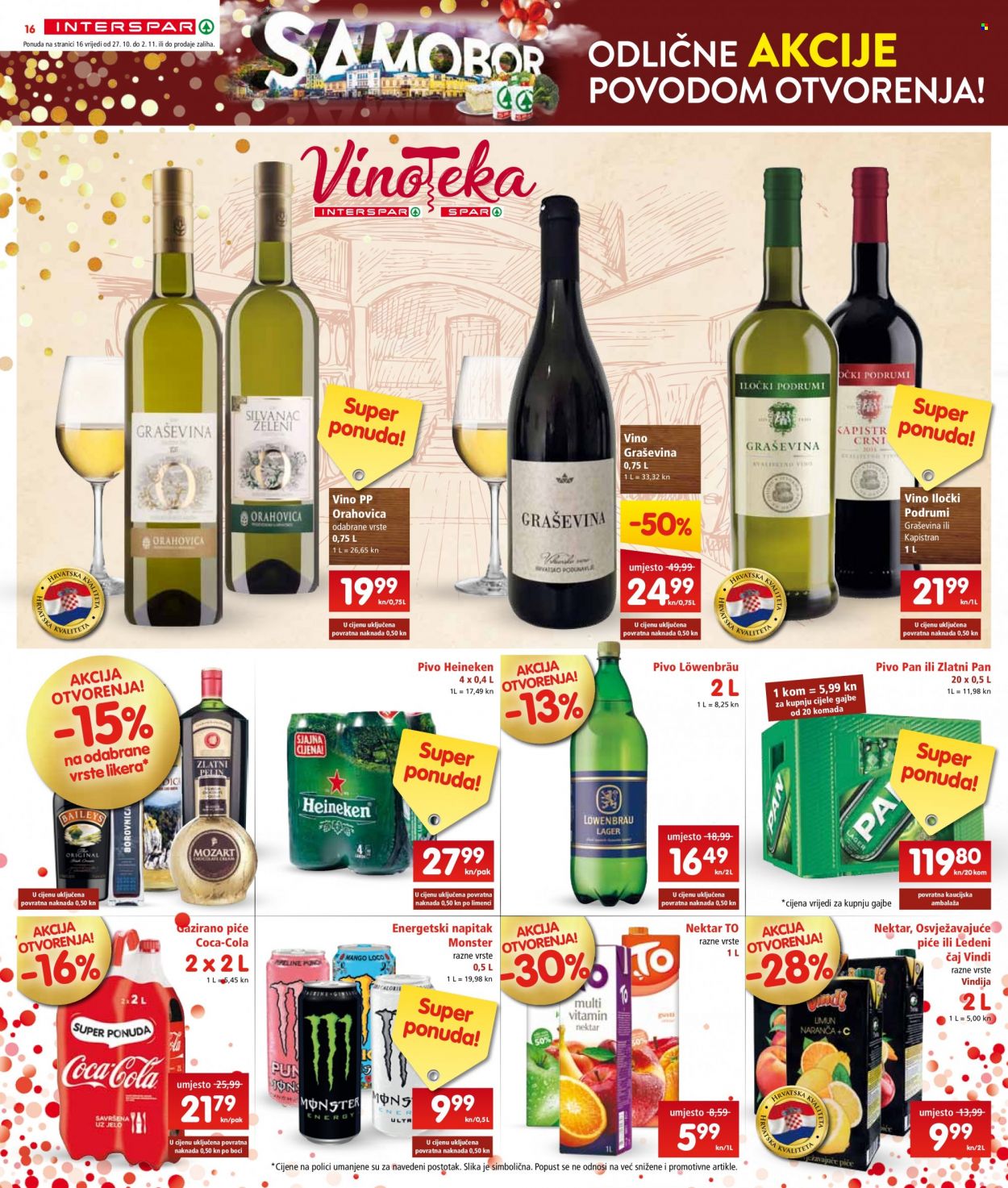 INTERSPAR katalog - 27.10.2021. - 02.11.2021. Stranica 16
