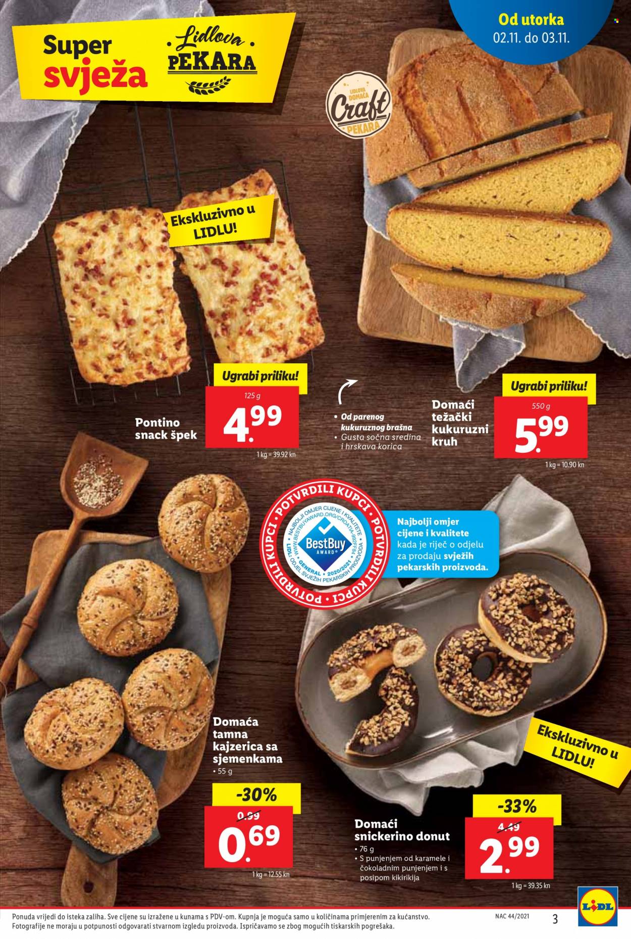 Lidl katalog - 02.11.2021. - 07.11.2021. Stranica 3