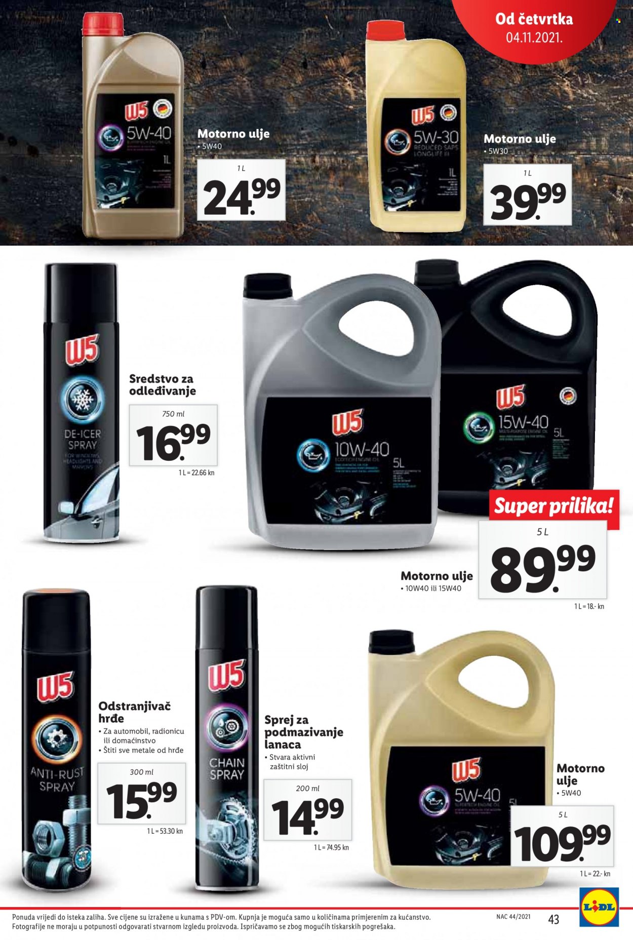 Lidl katalog - 02.11.2021. - 07.11.2021. Stranica 43