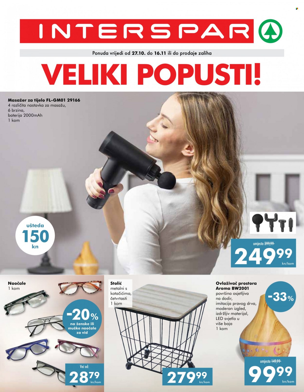 INTERSPAR katalog - 27.10.2021. - 16.11.2021. Stranica 1