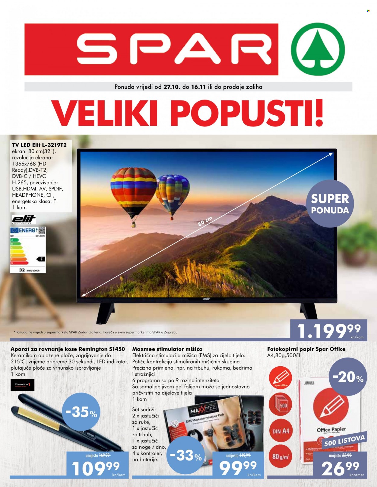 SPAR katalog - 27.10.2021. - 16.11.2021. Stranica 1