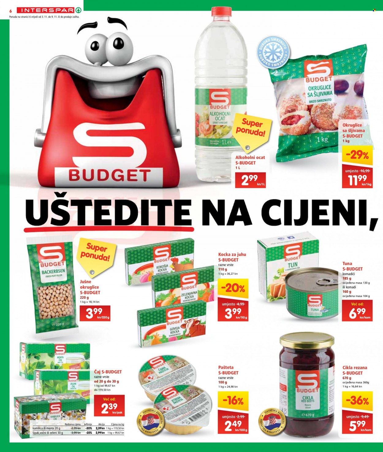 INTERSPAR katalog - 03.11.2021. - 09.11.2021. Stranica 6