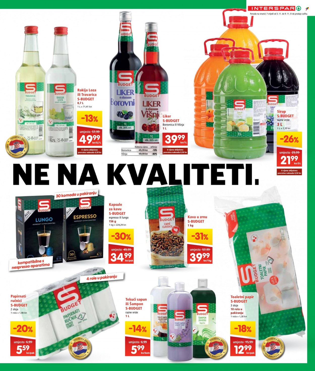 INTERSPAR katalog - 03.11.2021. - 09.11.2021. Stranica 7
