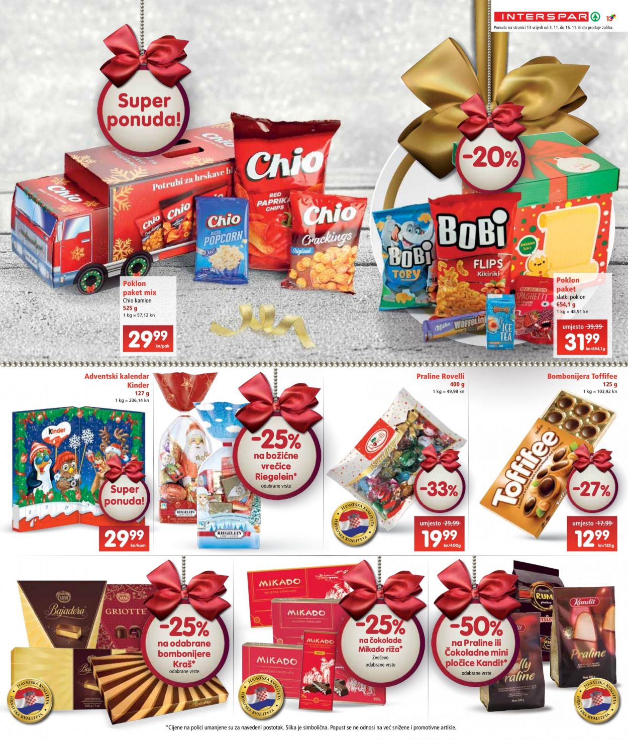 INTERSPAR katalog - 03.11.2021. - 09.11.2021. Stranica 13