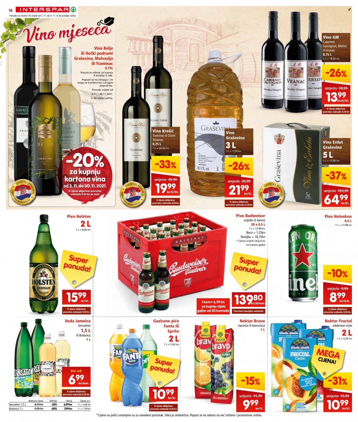 INTERSPAR katalog - 03.11.2021. - 09.11.2021. Stranica 16