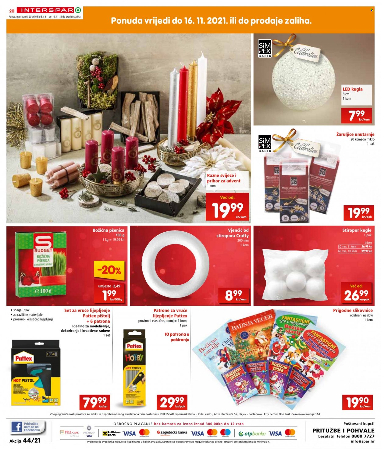 INTERSPAR katalog - 03.11.2021. - 09.11.2021. Stranica 20