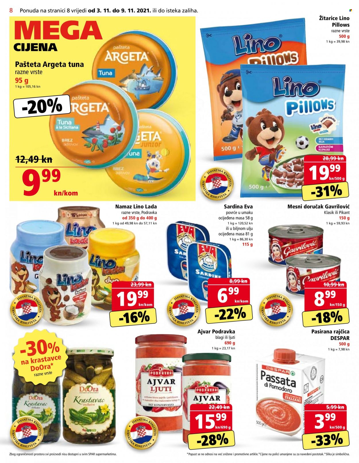 SPAR katalog - 03.11.2021. - 09.11.2021. Stranica 8