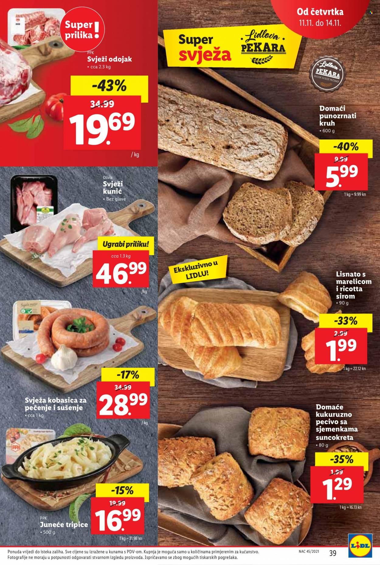 Lidl katalog - 08.11.2021. - 14.11.2021. Stranica 39