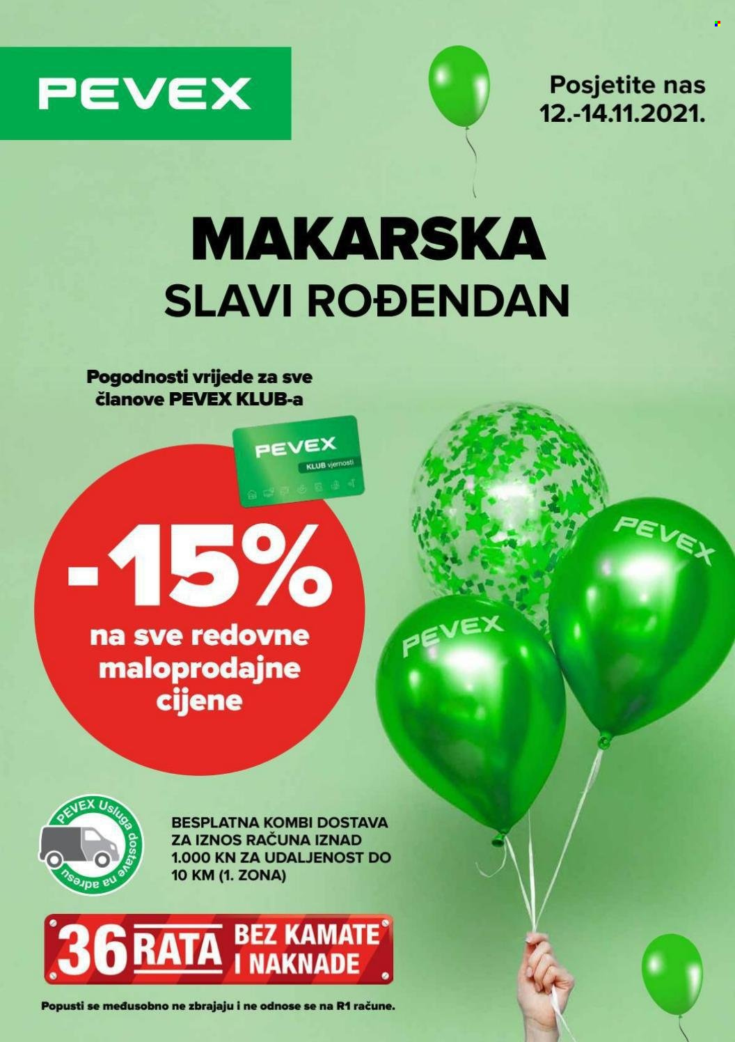 Pevex katalog - 12.11.2021. - 14.11.2021. Stranica 1
