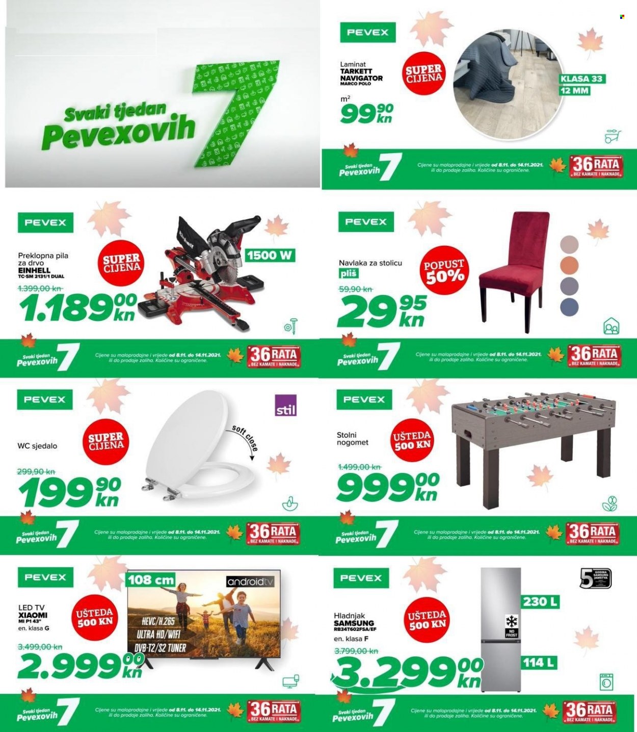 Pevex katalog - 08.11.2021. - 14.11.2021. Stranica 1