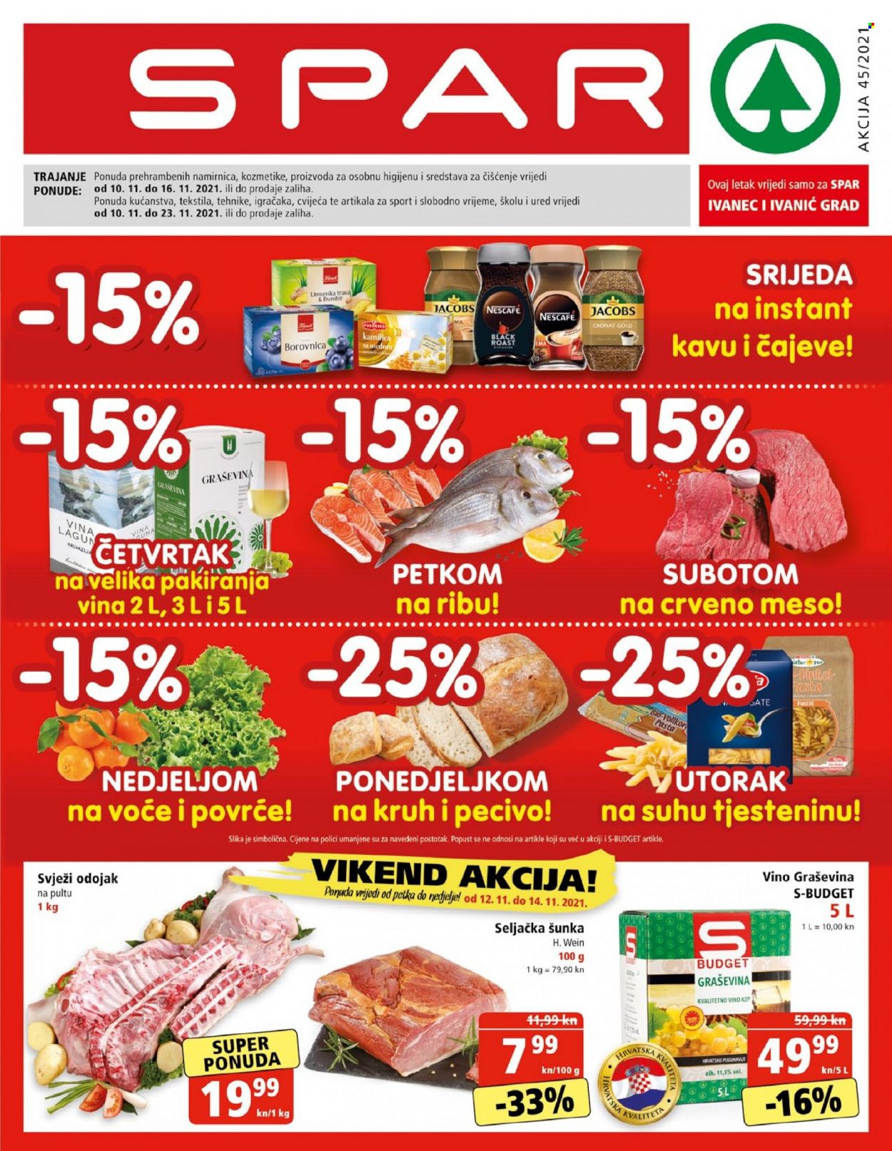 SPAR katalog - 10.11.2021. - 16.11.2021. Stranica 1