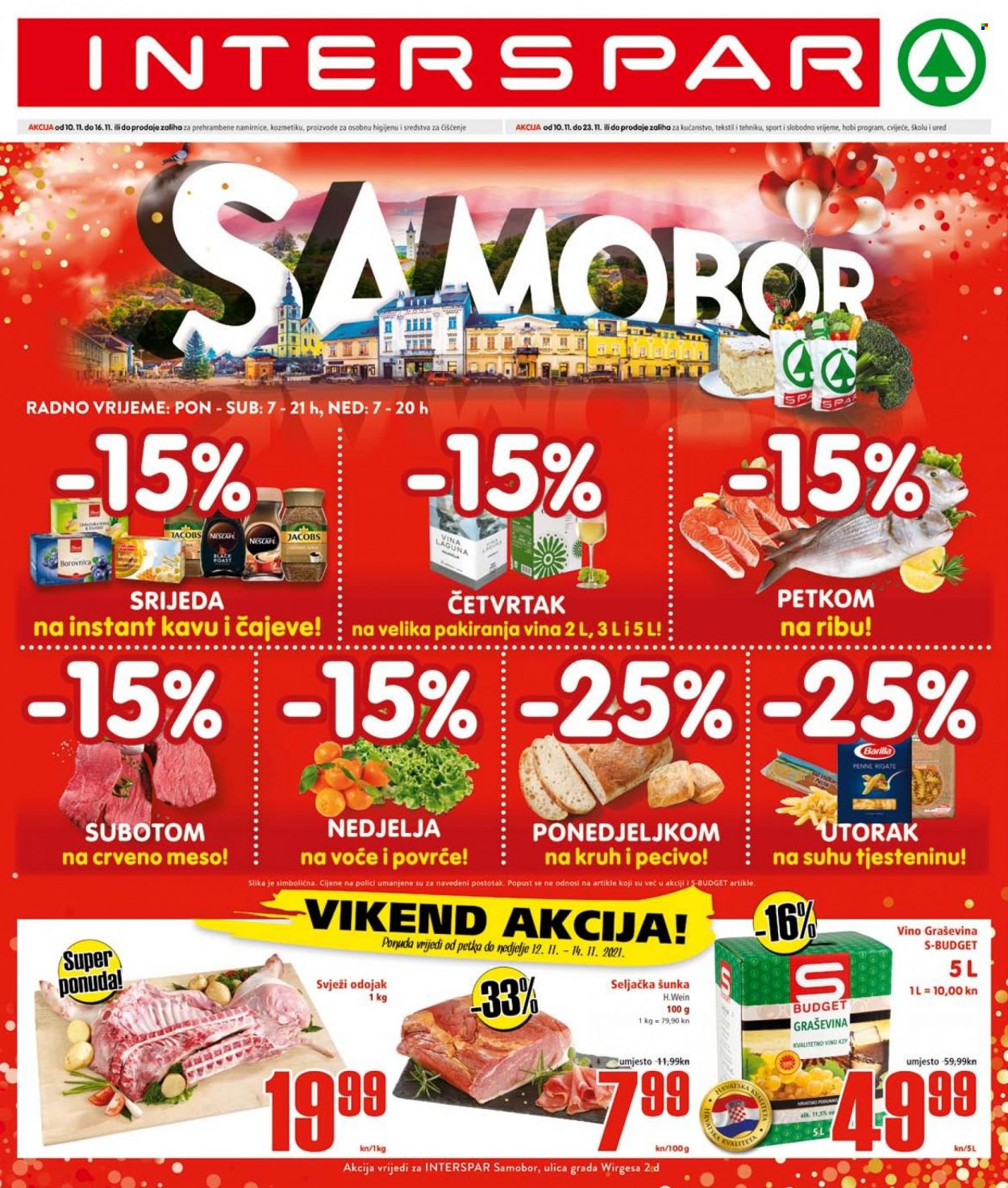 INTERSPAR katalog - 10.11.2021. - 16.11.2021. Stranica 1