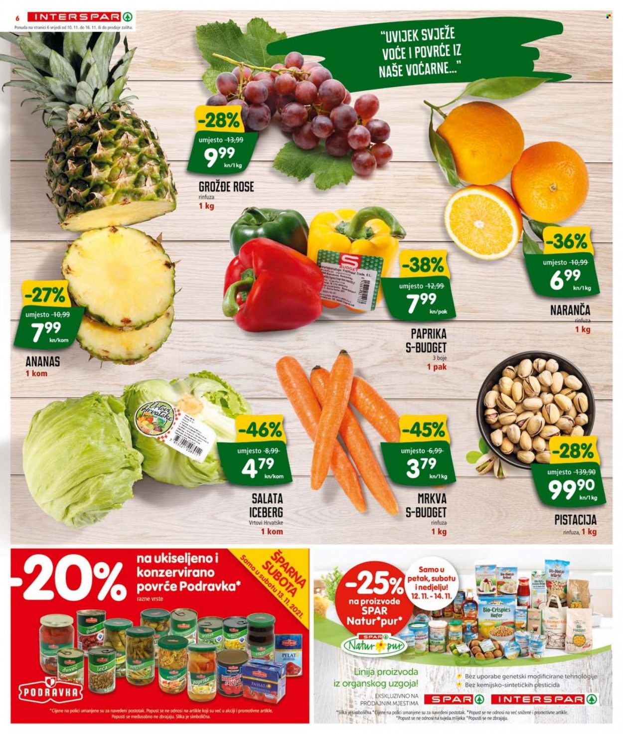INTERSPAR katalog - 10.11.2021. - 16.11.2021. Stranica 6