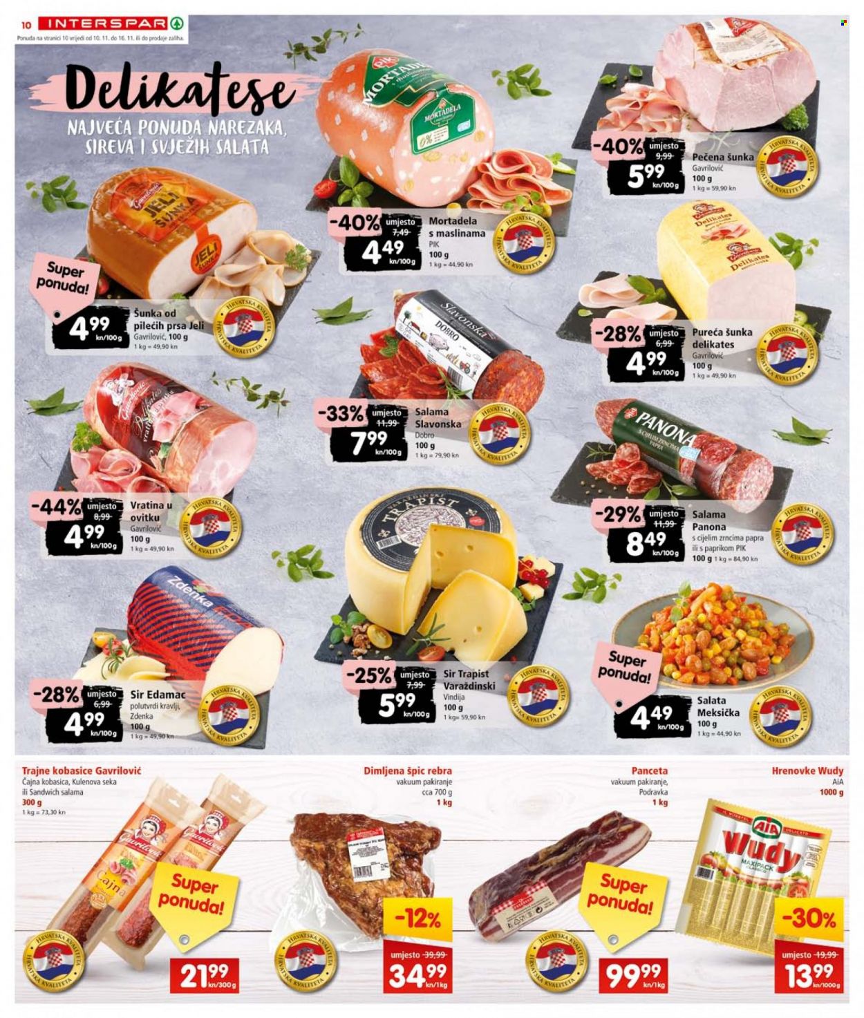 INTERSPAR katalog - 10.11.2021. - 16.11.2021. Stranica 10