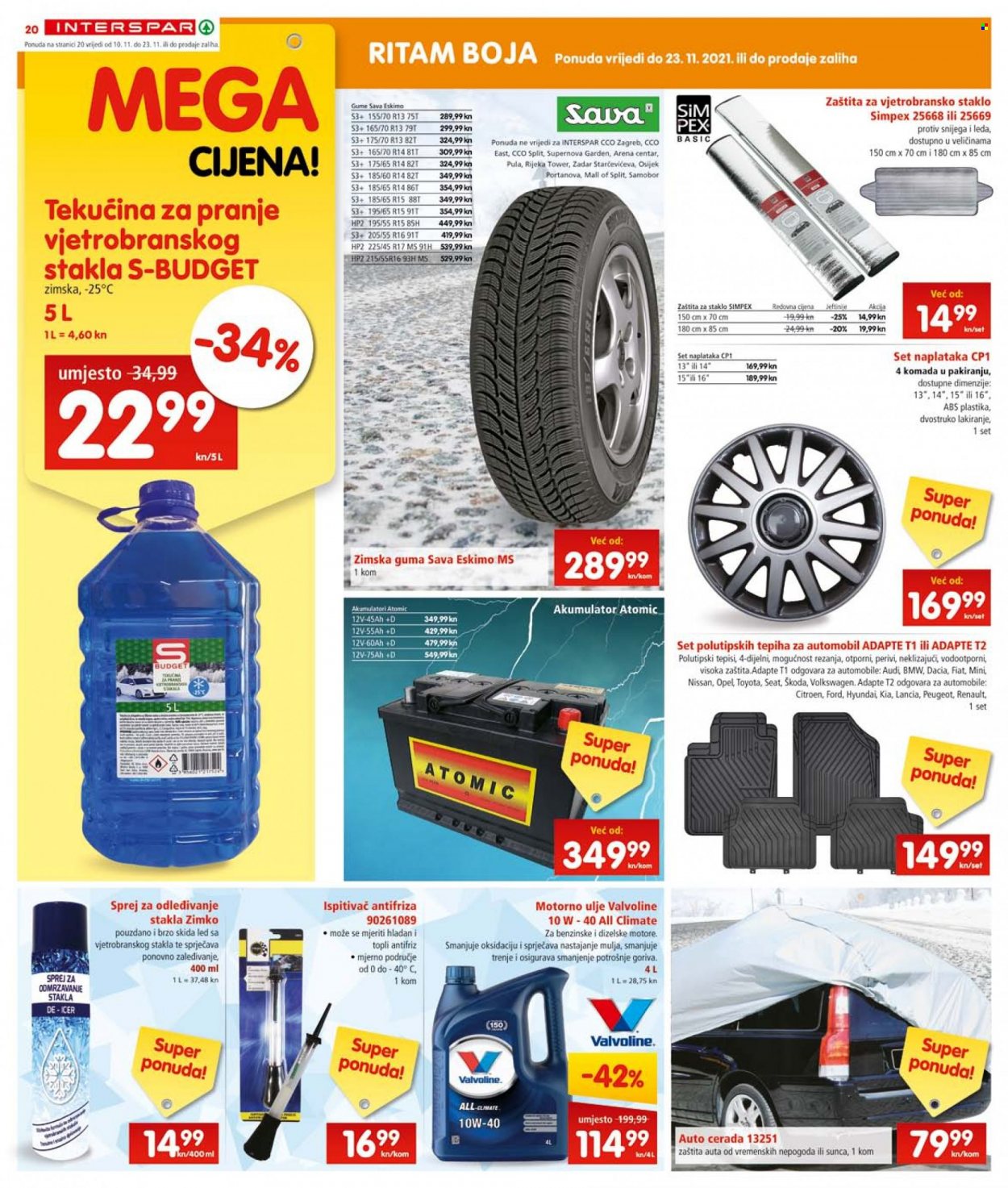 INTERSPAR katalog - 10.11.2021. - 16.11.2021. Stranica 20