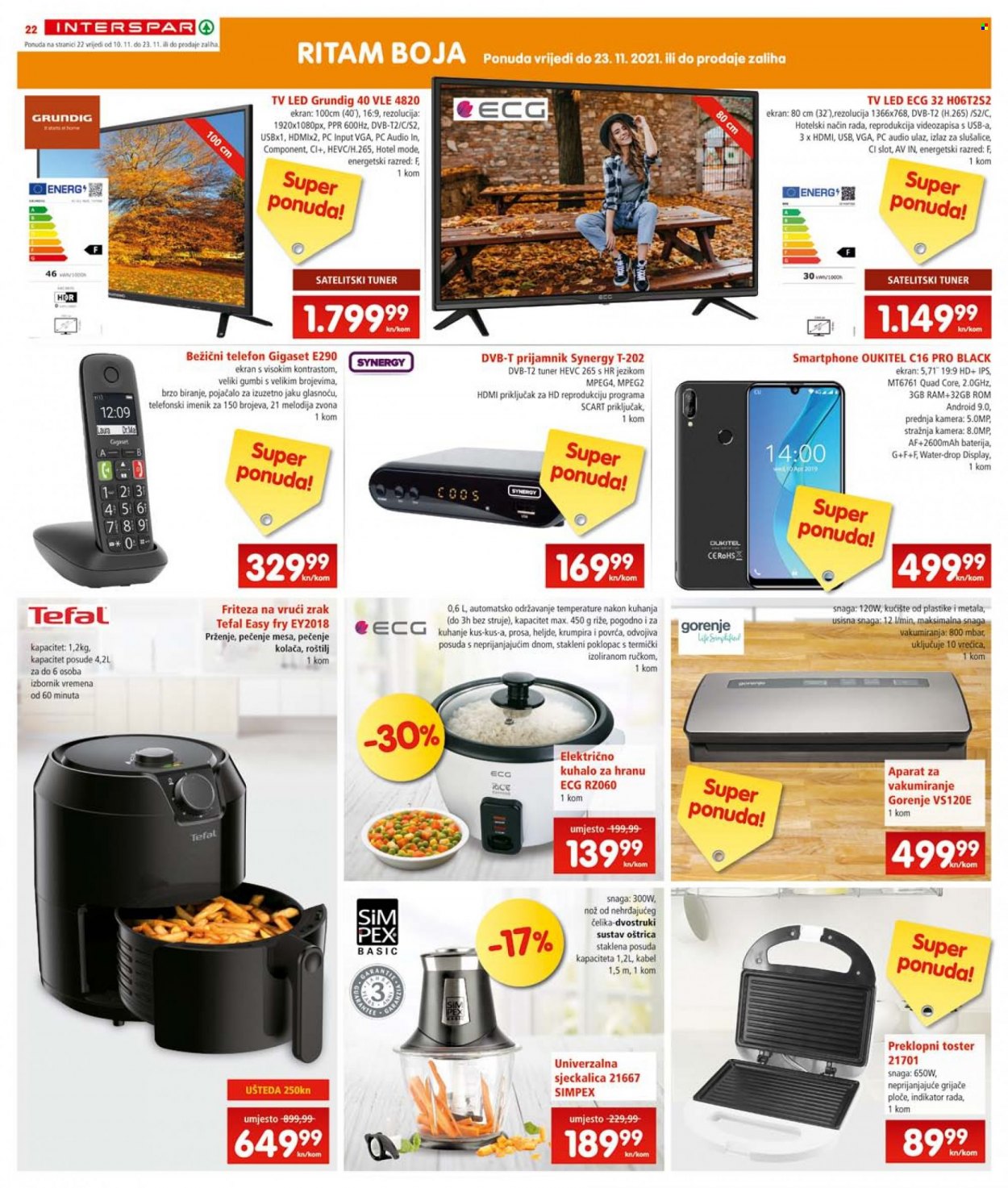 INTERSPAR katalog - 10.11.2021. - 16.11.2021. Stranica 22