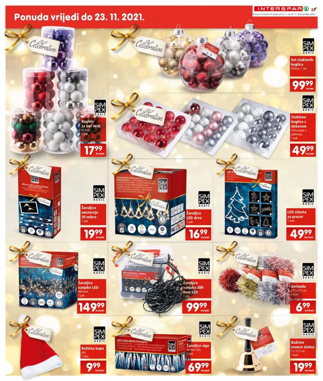 INTERSPAR katalog - 10.11.2021. - 16.11.2021. Stranica 23