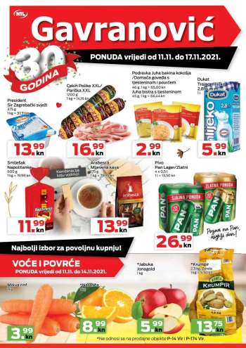 Gavranović katalog - 11.11.2021. - 17.11.2021.