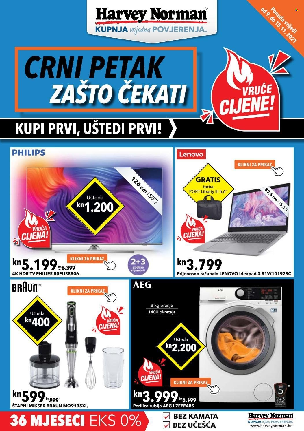 Harvey Norman katalog - 09.11.2021. - 15.11.2021. Stranica 1
