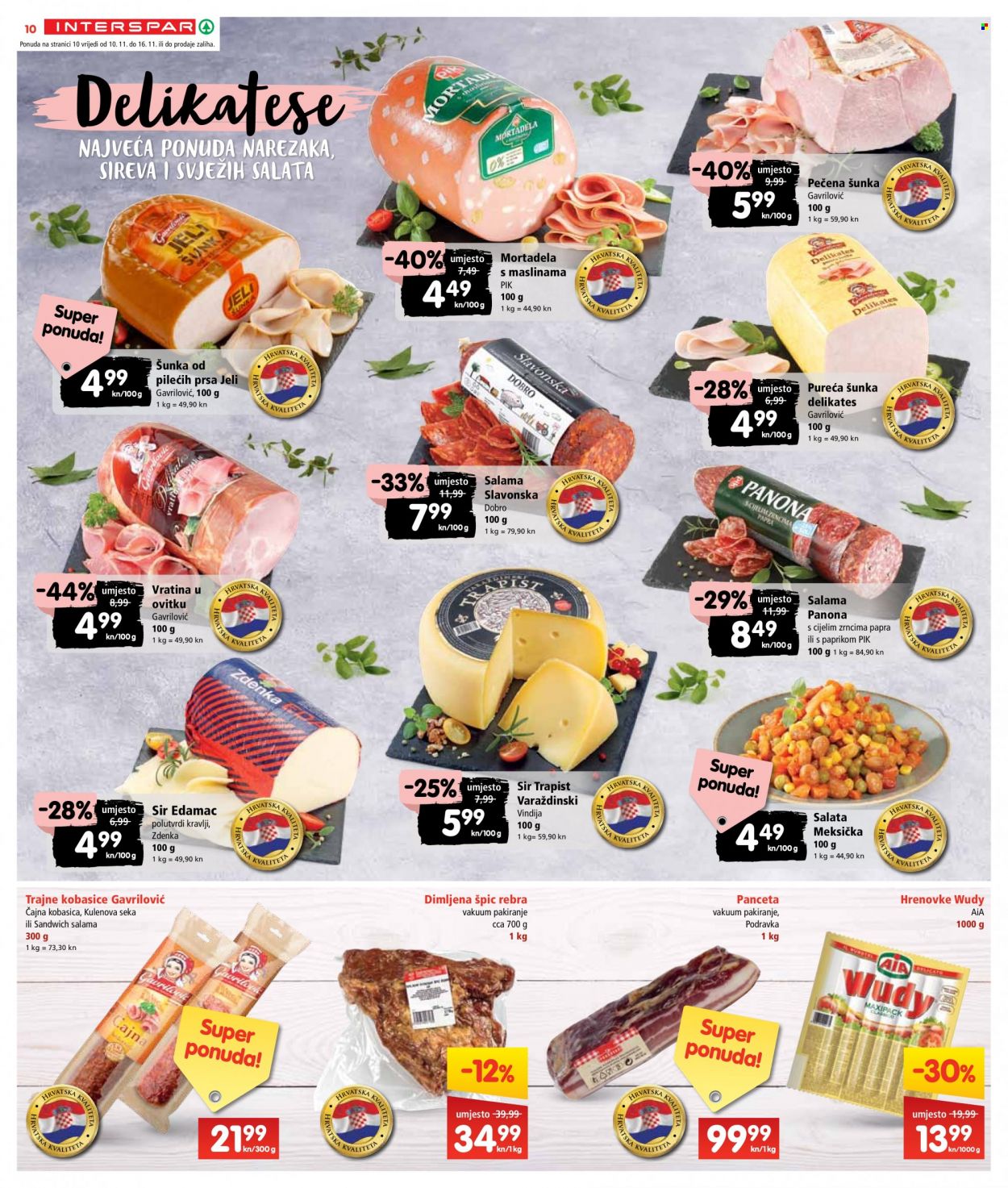 INTERSPAR katalog - 10.11.2021. - 16.11.2021. Stranica 10