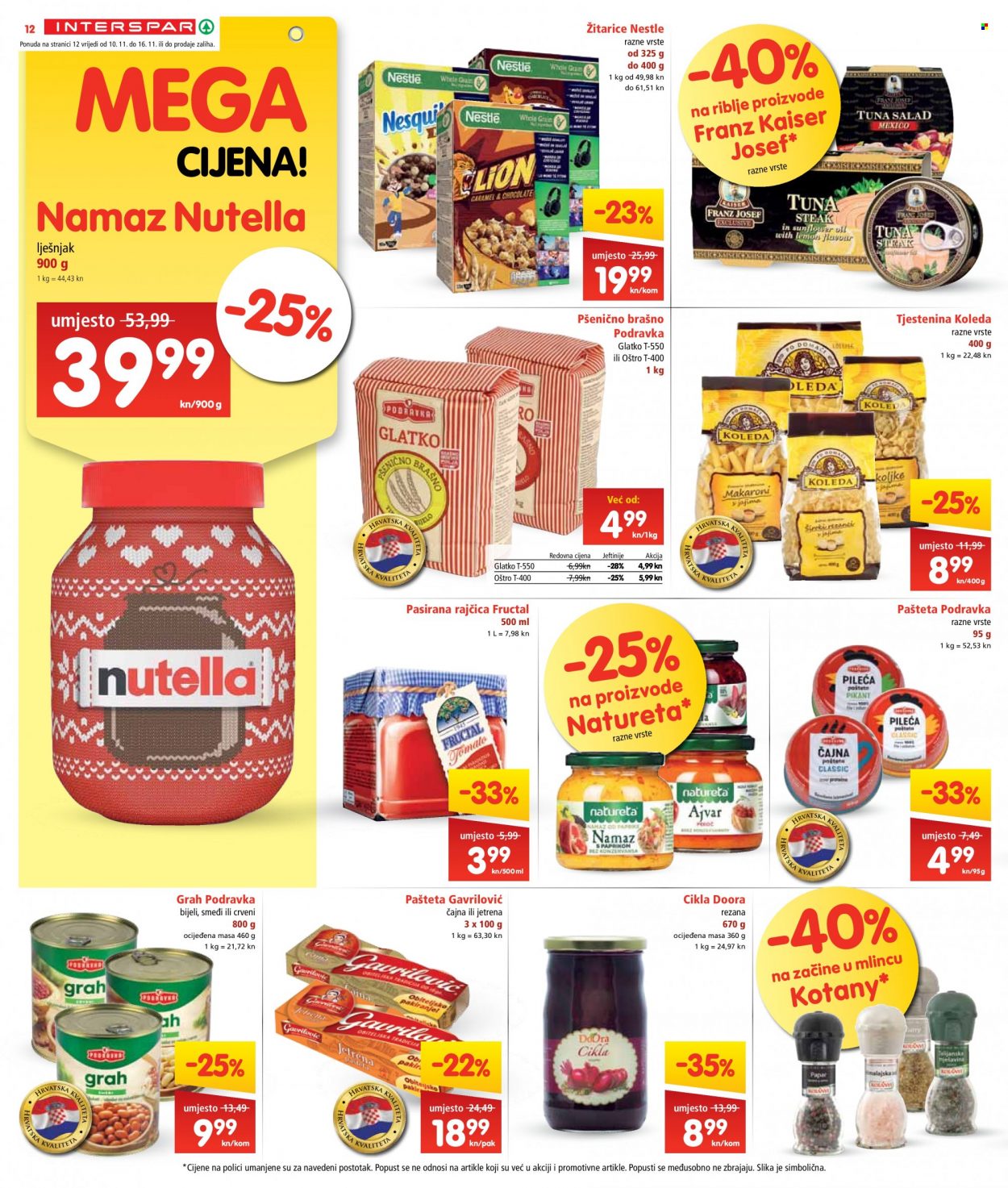 INTERSPAR katalog - 10.11.2021. - 16.11.2021. Stranica 12