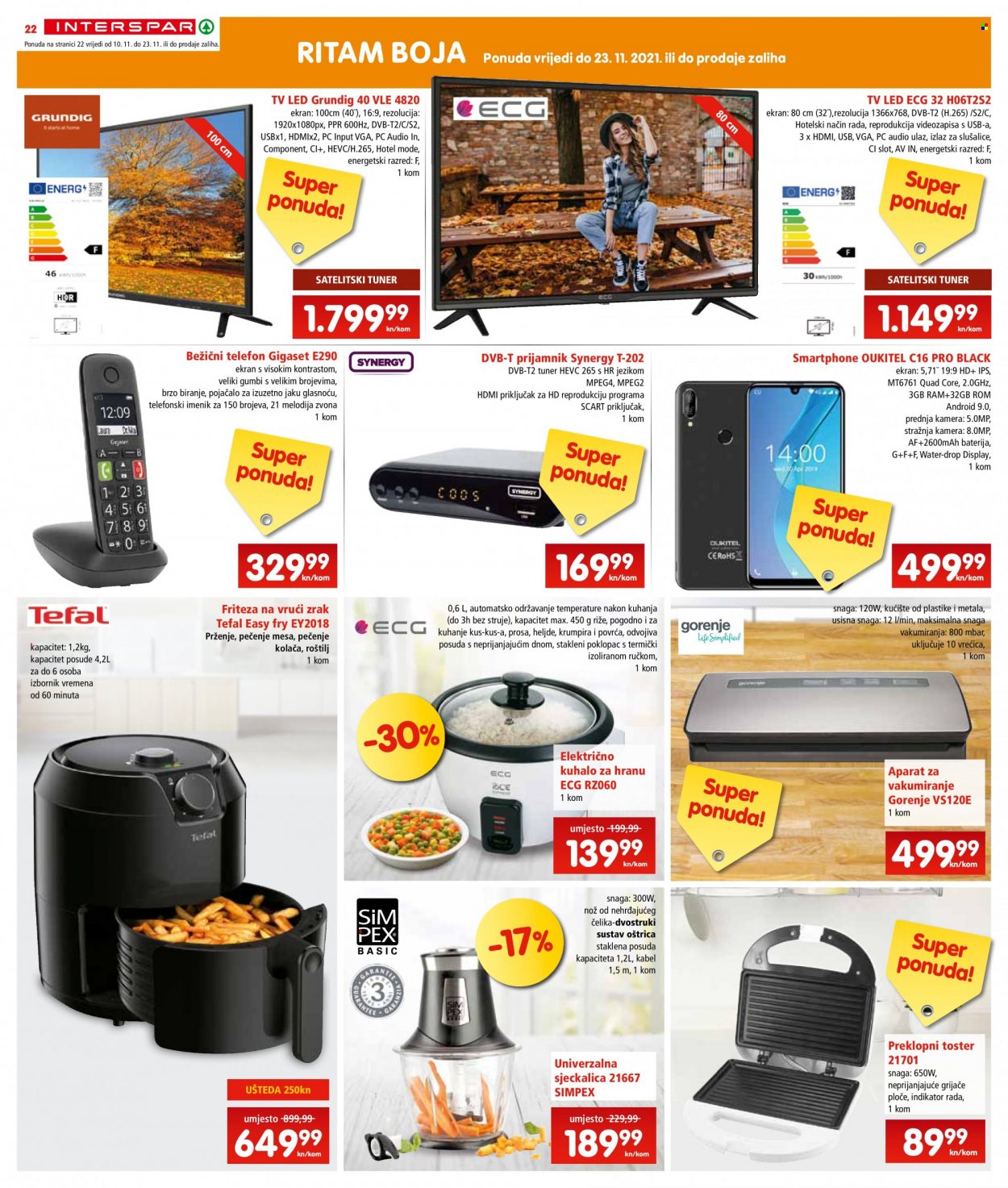 INTERSPAR katalog - 10.11.2021. - 16.11.2021. Stranica 22