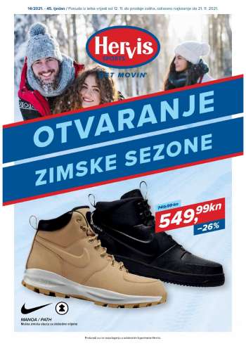 Hervis katalog - 12.11.2021. - 21.11.2021.