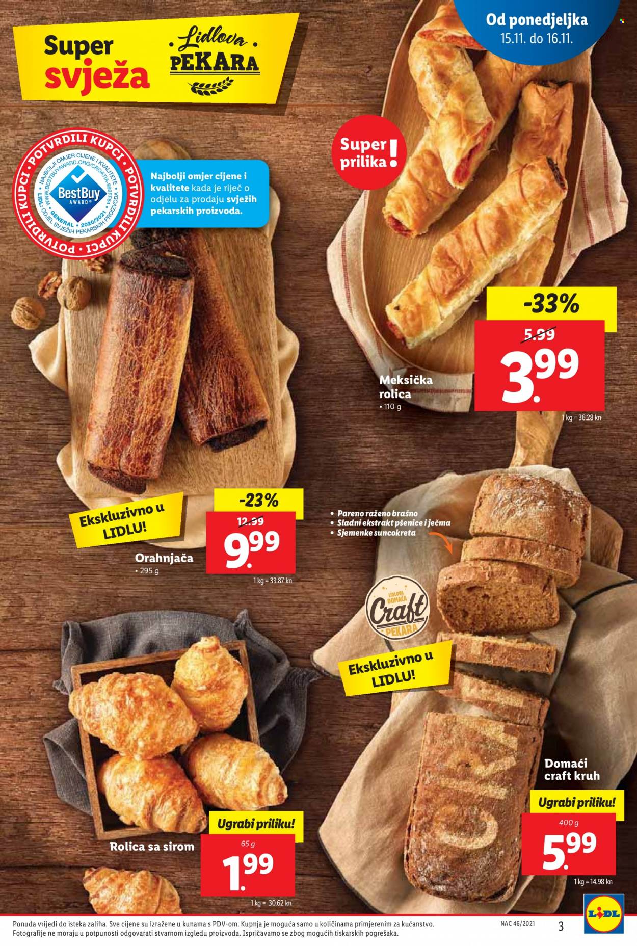 Lidl katalog - 15.11.2021. - 21.11.2021. Stranica 3
