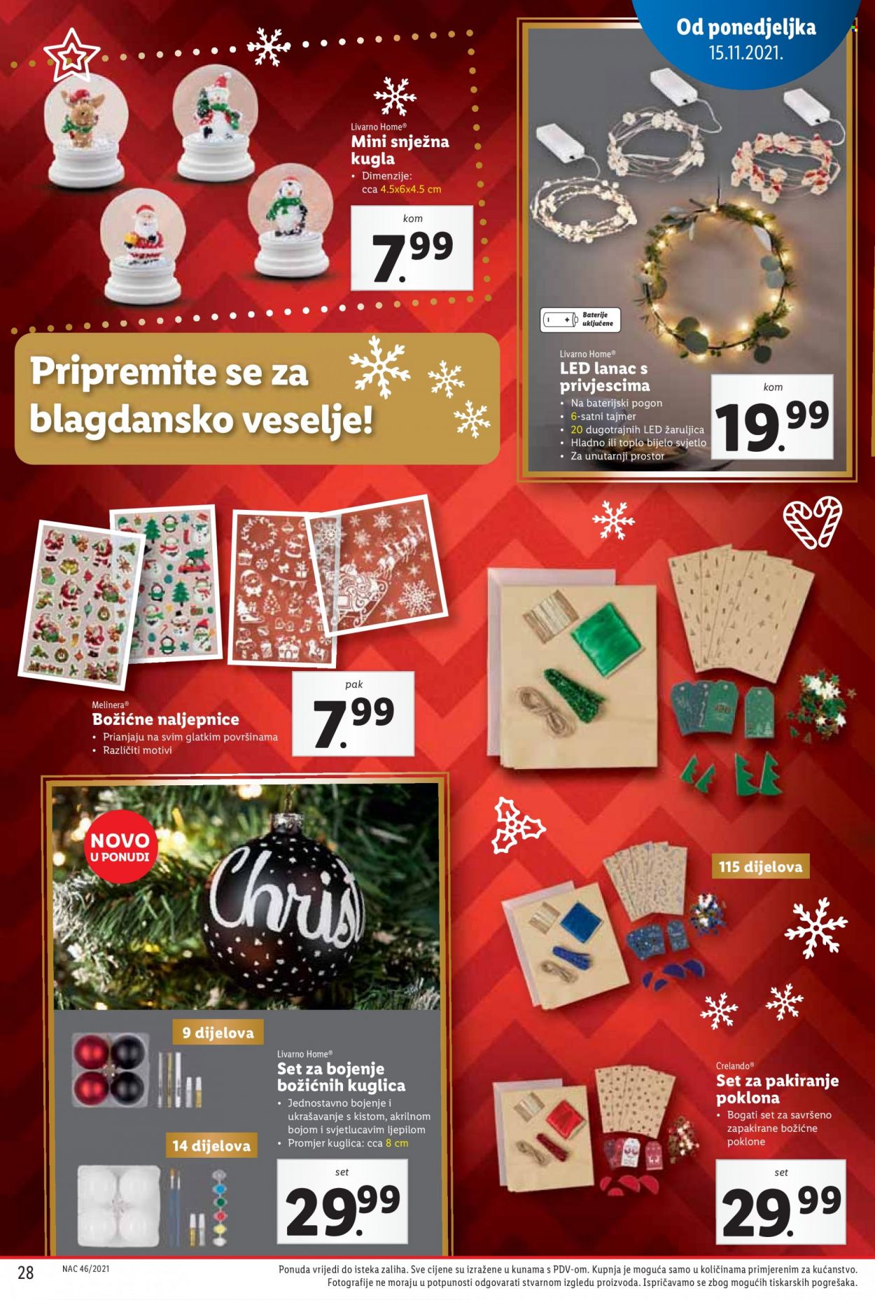 Lidl katalog - 15.11.2021. - 21.11.2021. Stranica 28