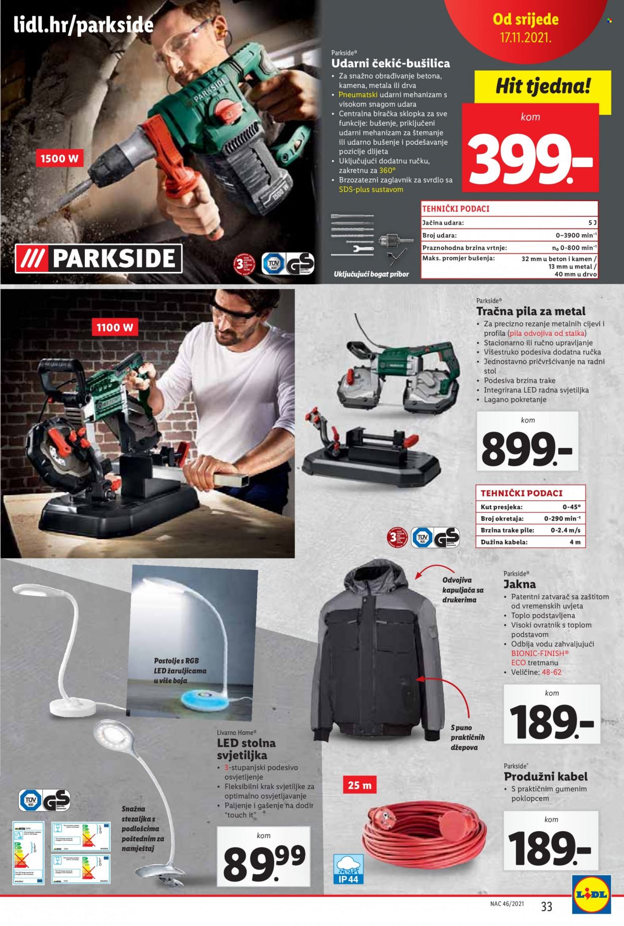 Lidl katalog - 15.11.2021. - 21.11.2021. Stranica 33
