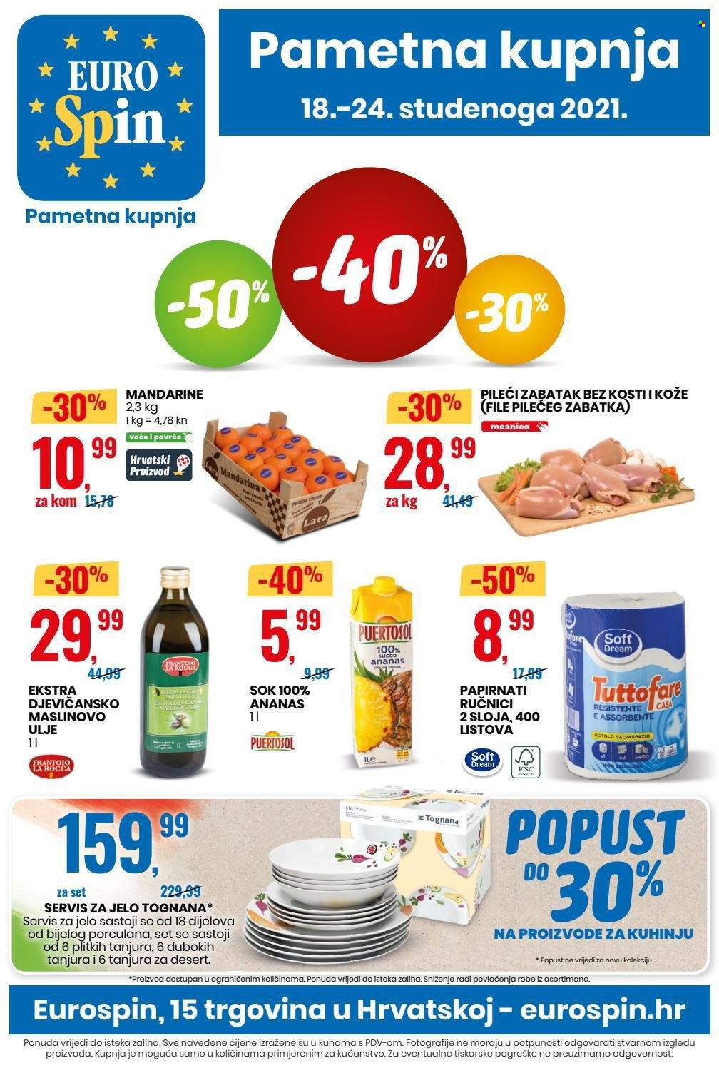 Eurospin katalog - 18.11.2021. - 24.11.2021. Stranica 1