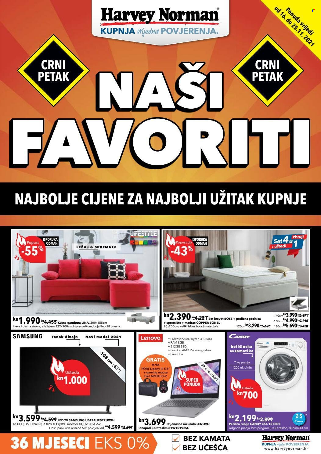 Harvey Norman katalog - 16.11.2021. - 25.11.2021. Stranica 1