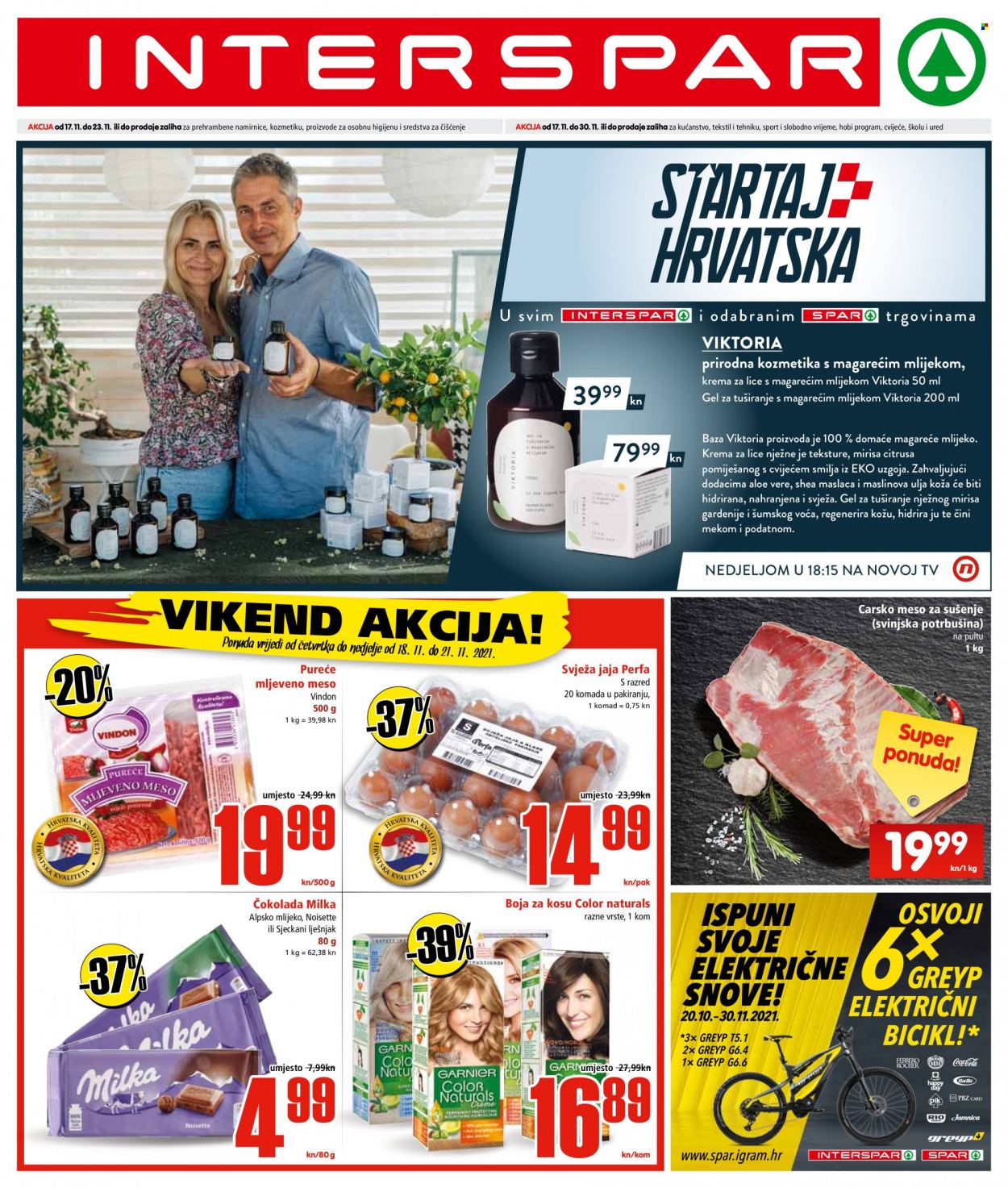 INTERSPAR katalog - 17.11.2021. - 23.11.2021. Stranica 1