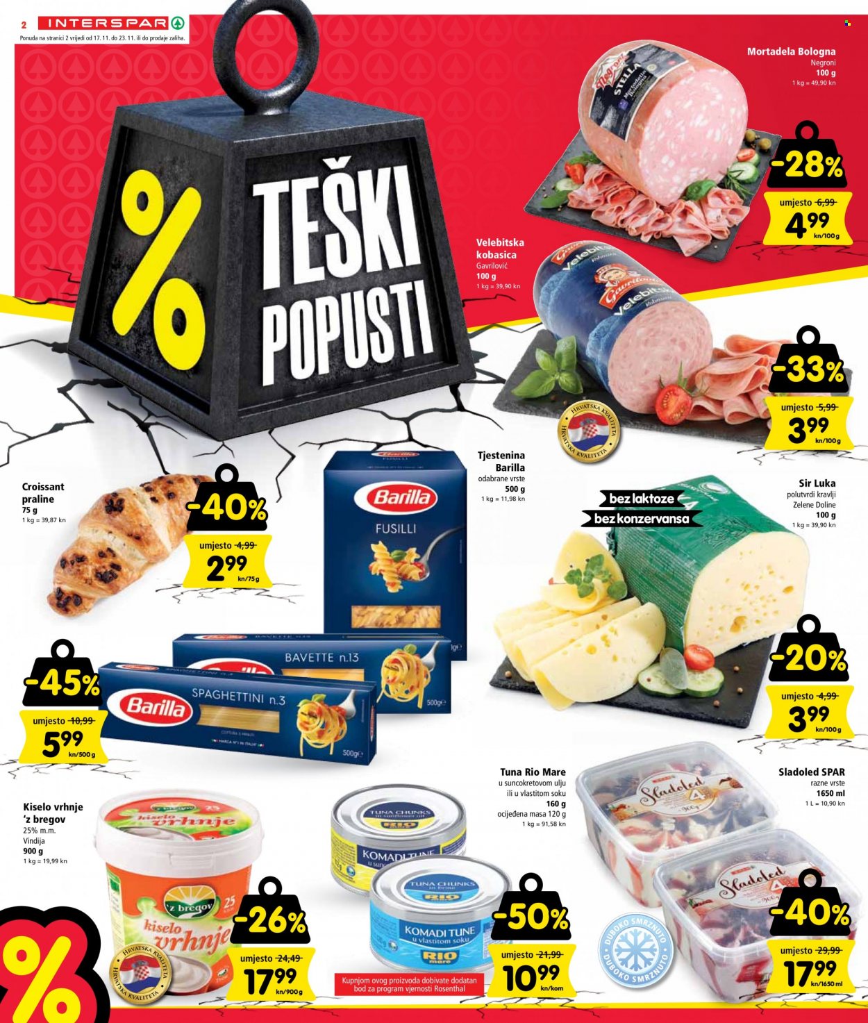 INTERSPAR katalog - 17.11.2021. - 23.11.2021. Stranica 2