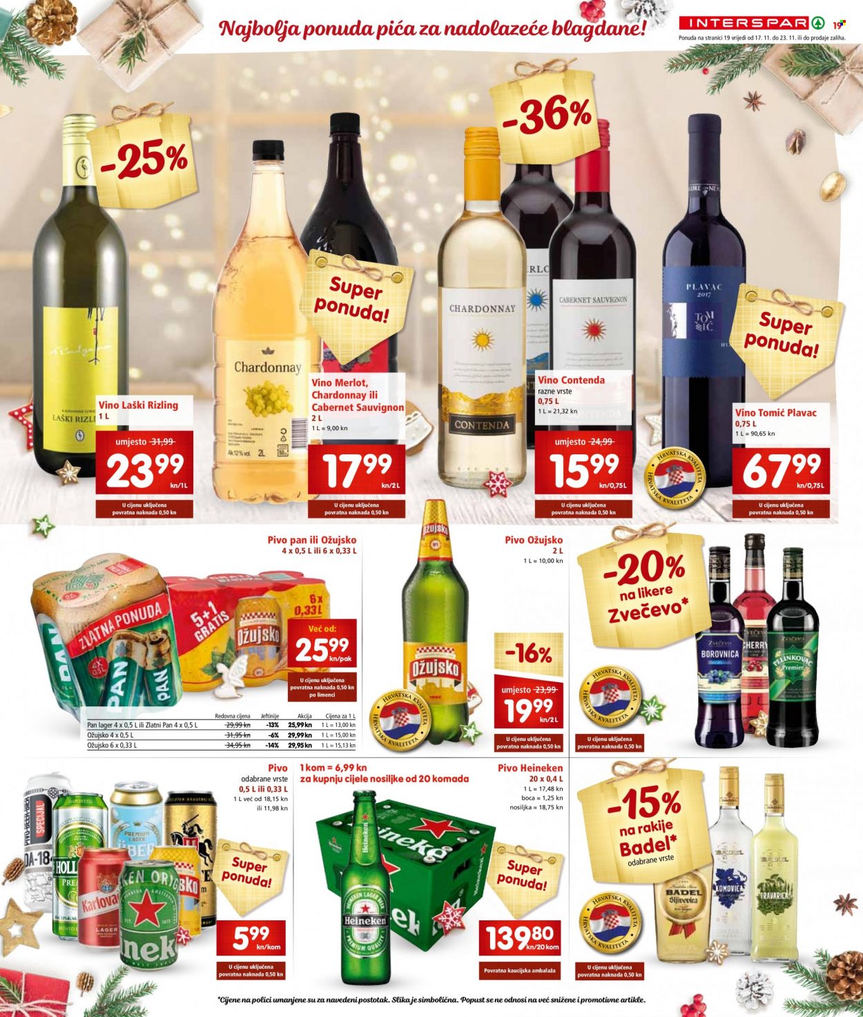 INTERSPAR katalog - 17.11.2021. - 23.11.2021. Stranica 19