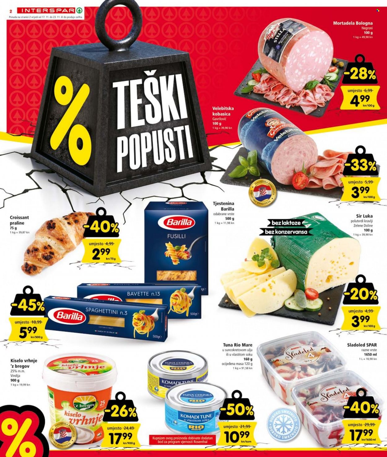 INTERSPAR katalog - 17.11.2021. - 23.11.2021. Stranica 2