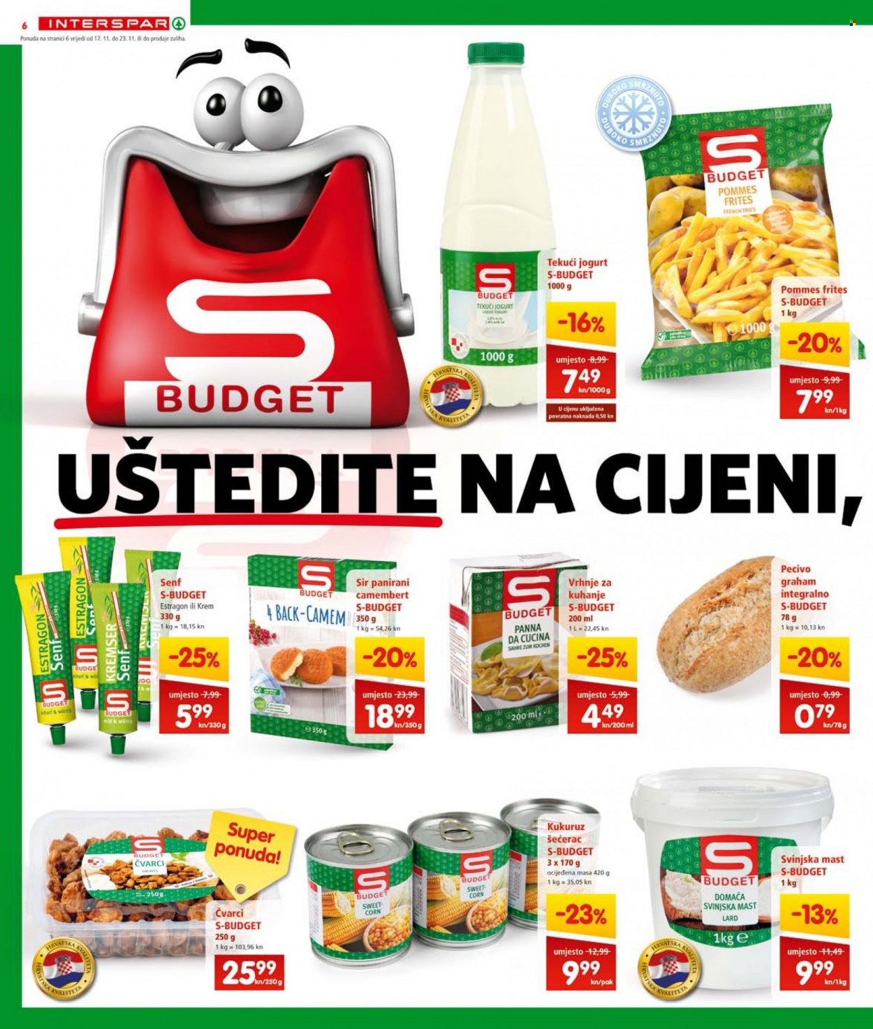 INTERSPAR katalog - 17.11.2021. - 23.11.2021. Stranica 6