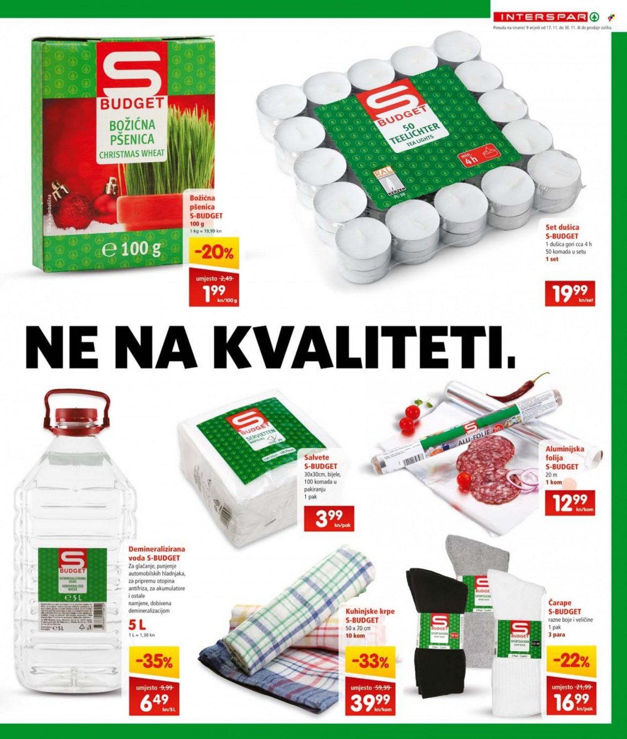 INTERSPAR katalog - 17.11.2021. - 23.11.2021. Stranica 9