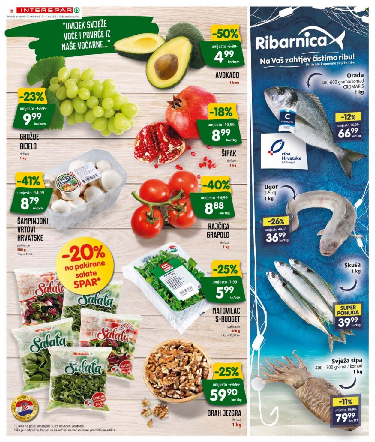 INTERSPAR katalog - 17.11.2021. - 23.11.2021. Stranica 12
