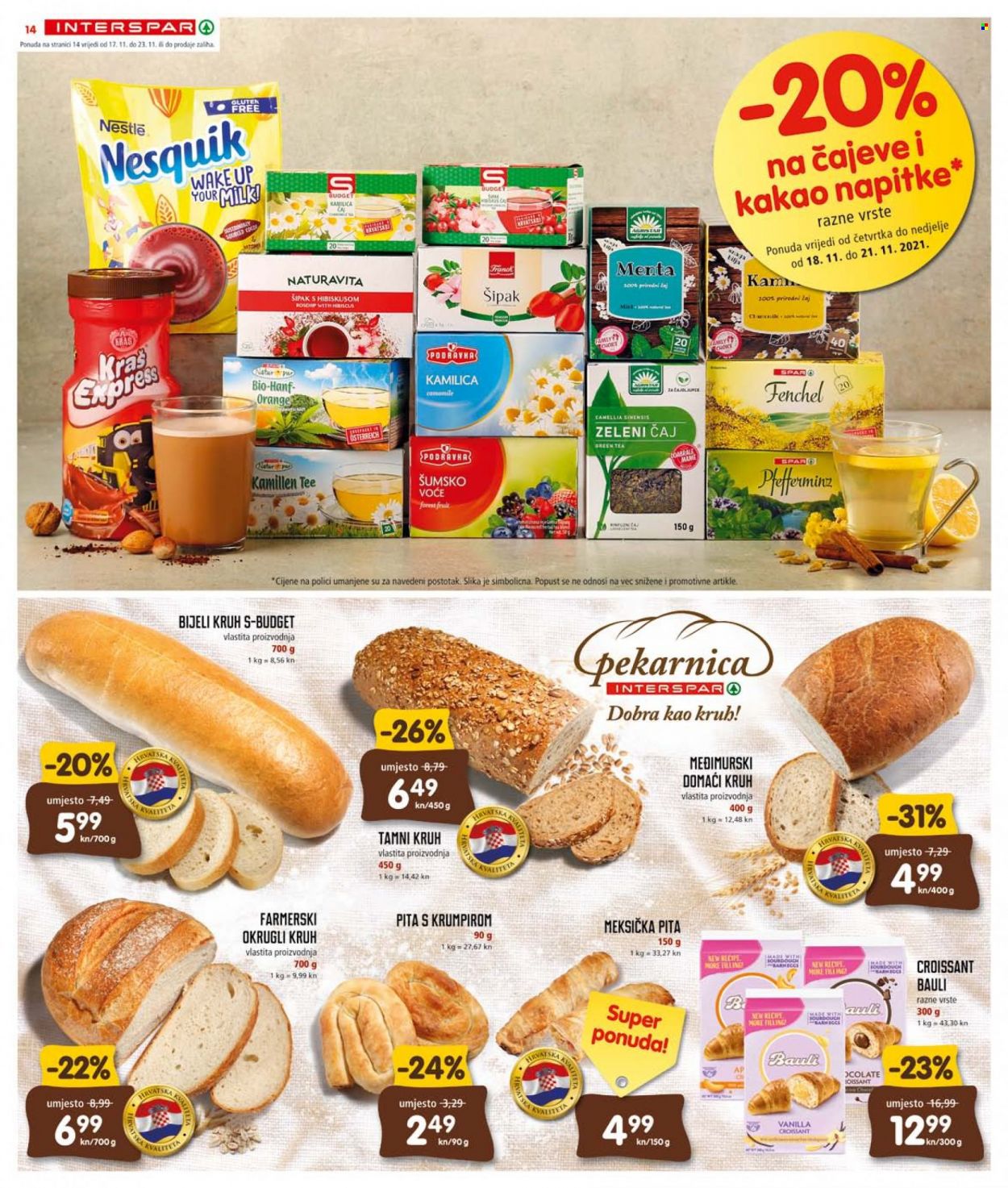INTERSPAR katalog - 17.11.2021. - 23.11.2021. Stranica 14