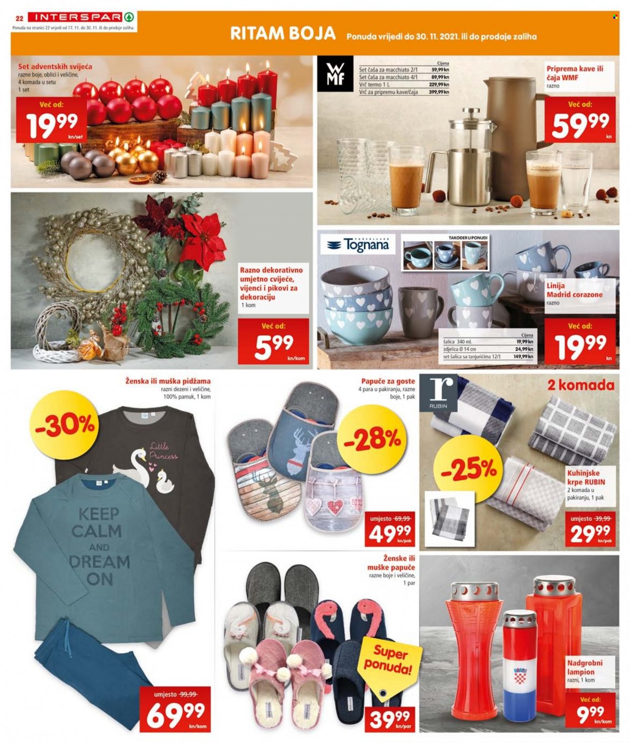 INTERSPAR katalog - 17.11.2021. - 23.11.2021. Stranica 22