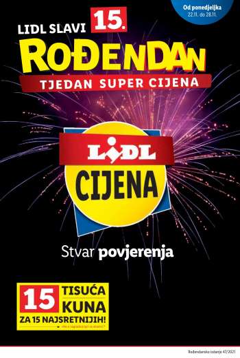 Lidl katalog - 22.11.2021. - 28.11.2021.