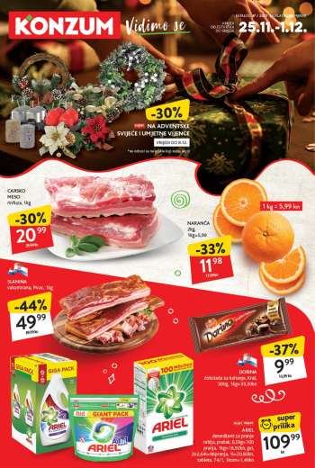 Konzum katalog - 25.11.2021. - 01.12.2021.