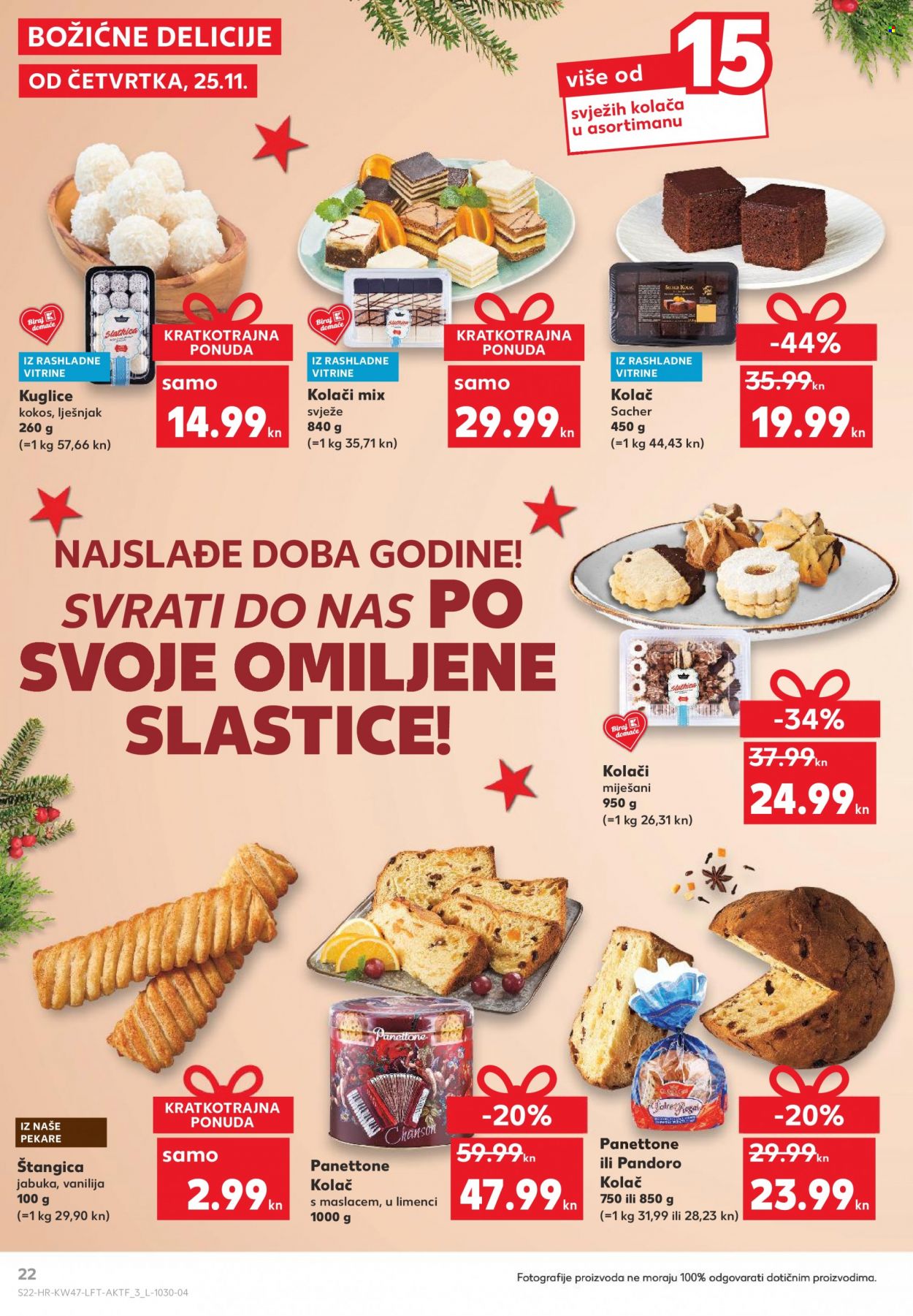 Kaufland katalog - 25.11.2021. - 01.12.2021. Stranica 22